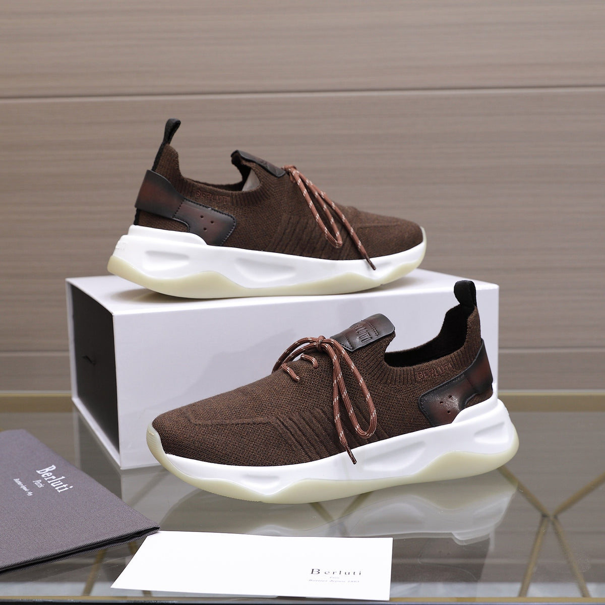 Berluti Men's Edge-Last Leather Casual Shoes