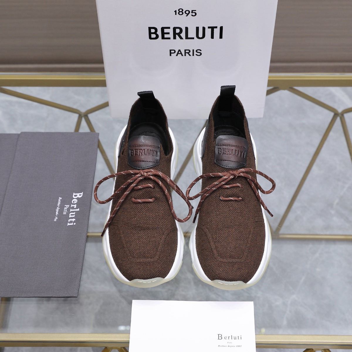 Berluti Men's Edge-Last Leather Casual Shoes
