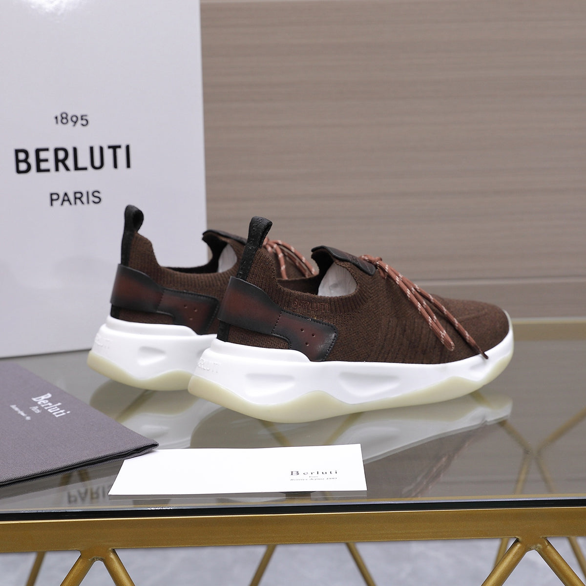 Berluti Men's Edge-Last Leather Casual Shoes