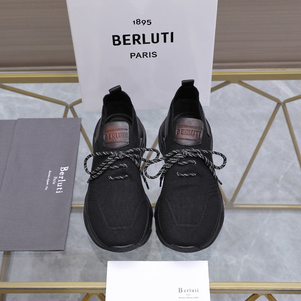 Berluti Men's Edge-Last Leather Casual Shoes