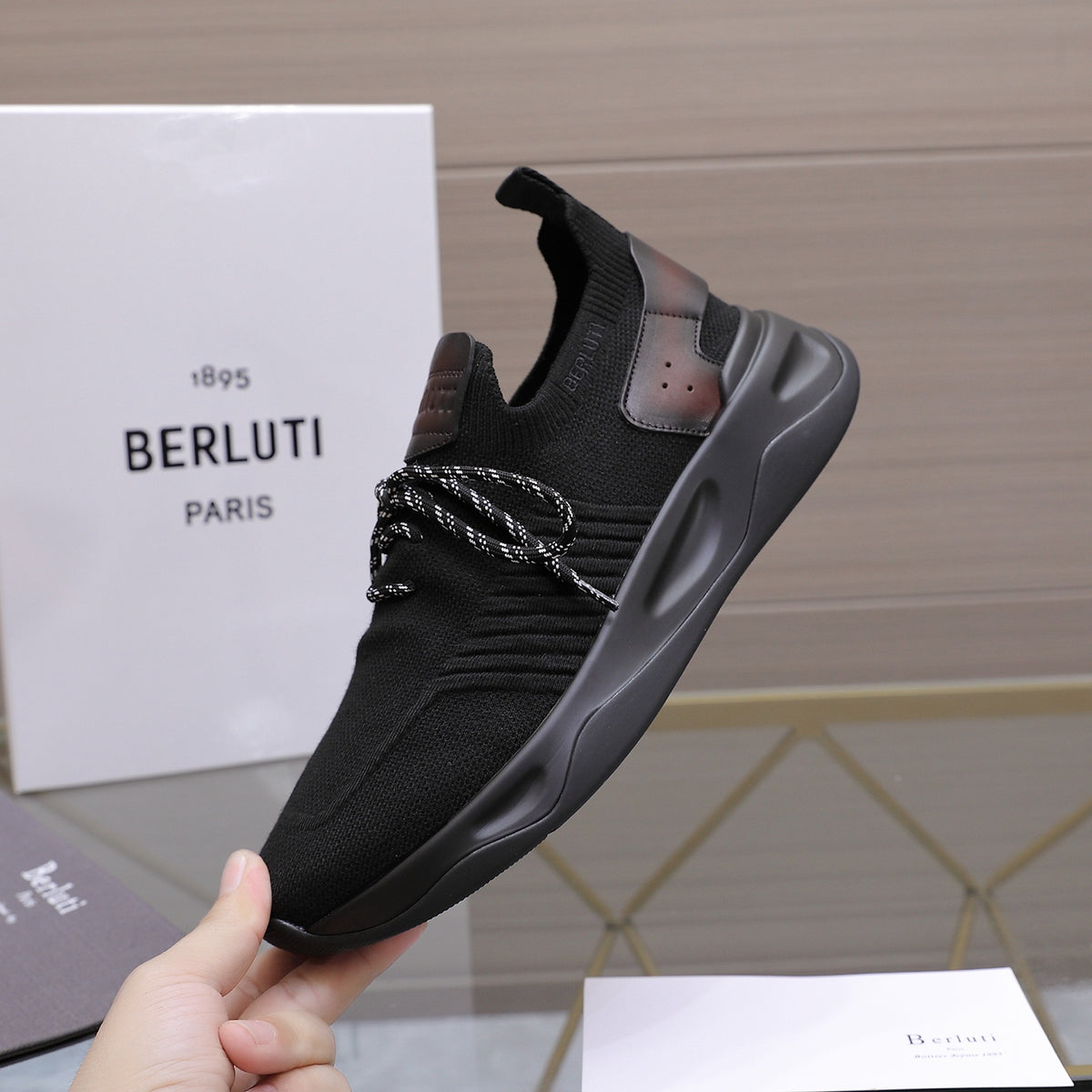 Berluti Men's Edge-Last Leather Casual Shoes