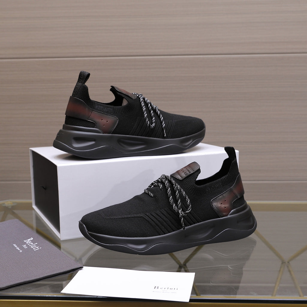 Berluti Men's Edge-Last Leather Casual Shoes