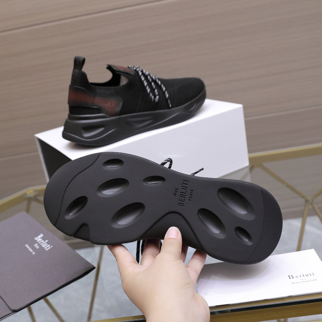 Berluti Men's Edge-Last Leather Casual Shoes