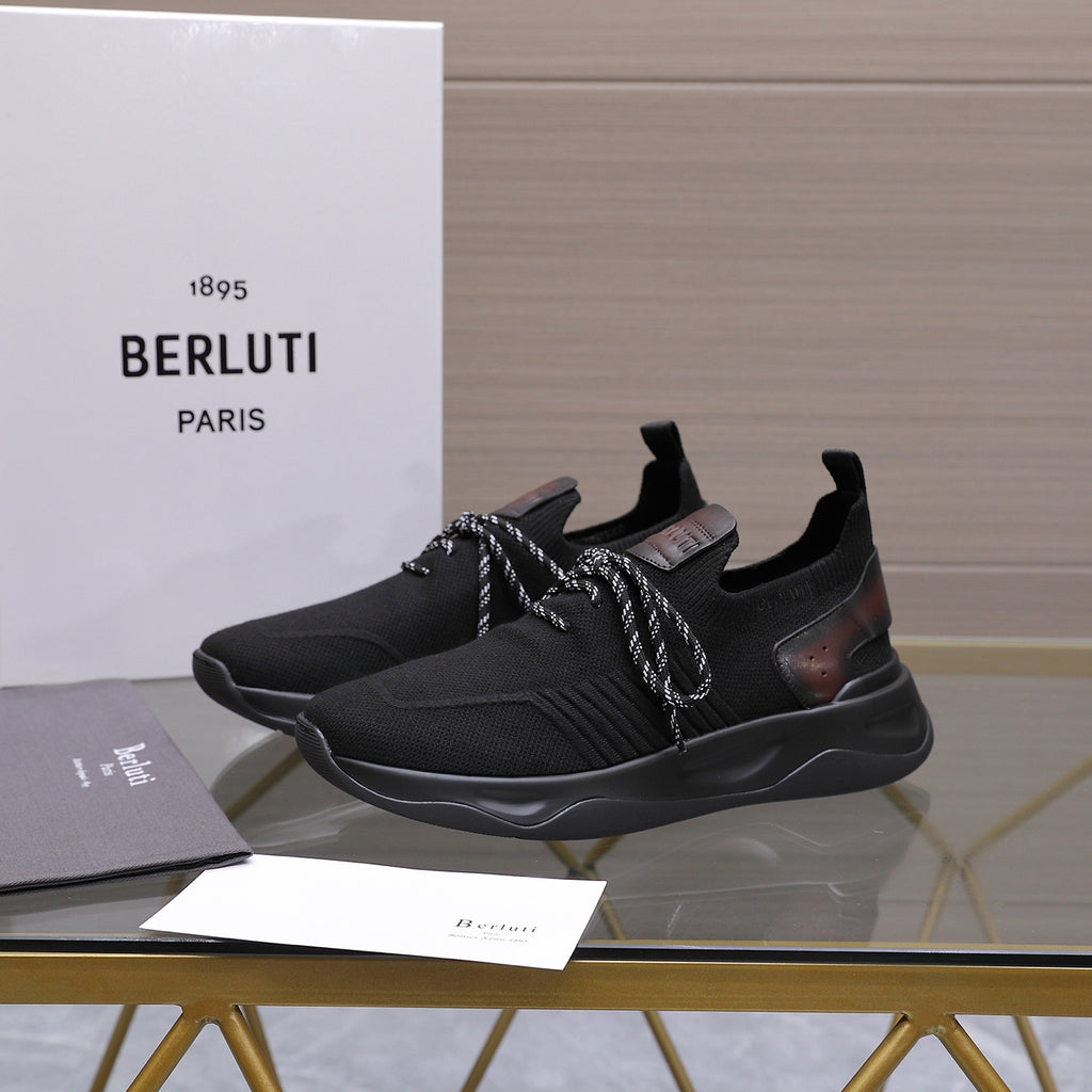 Berluti Men's Edge-Last Leather Casual Shoes