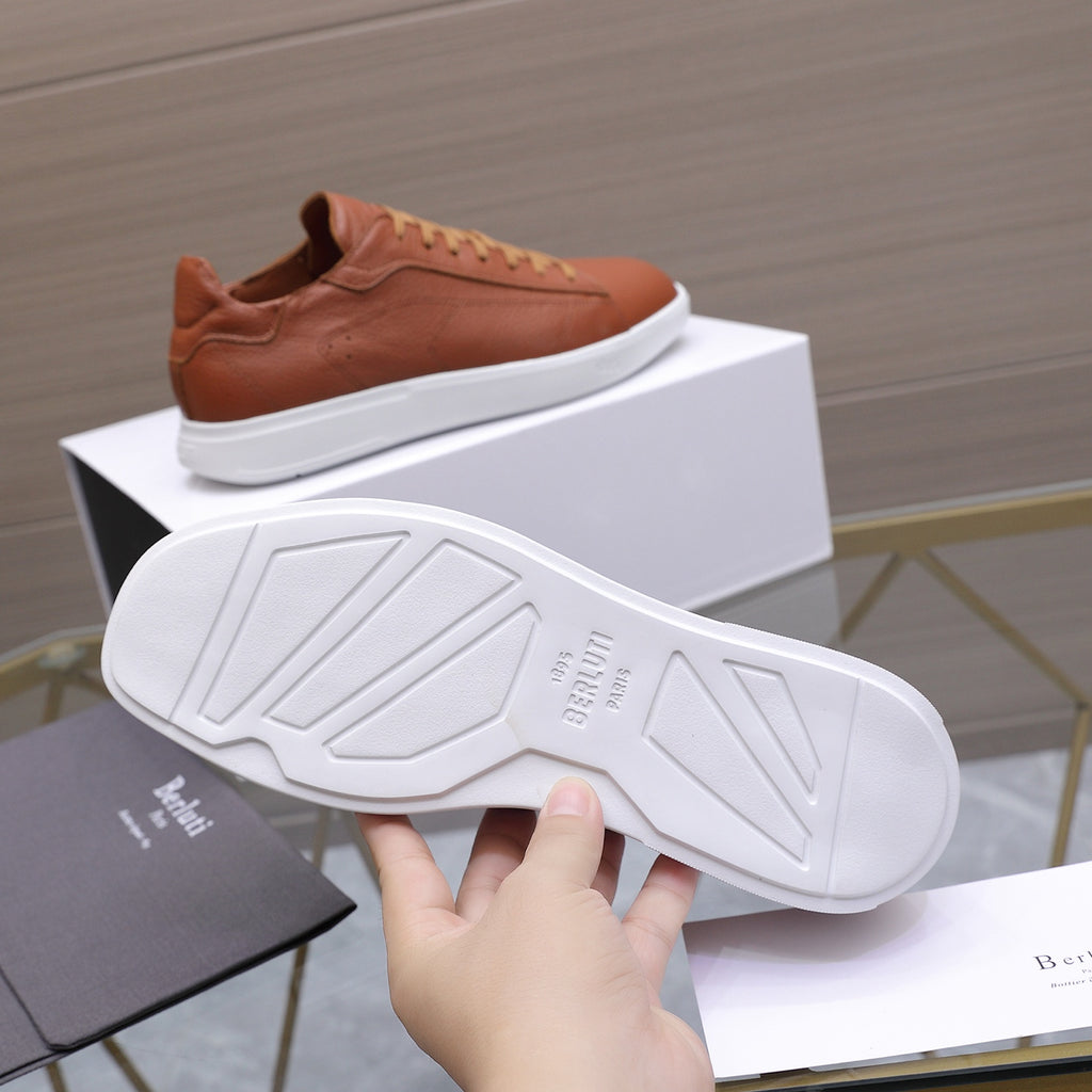 Berluti Men's Edge-Last Leather Casual Shoes