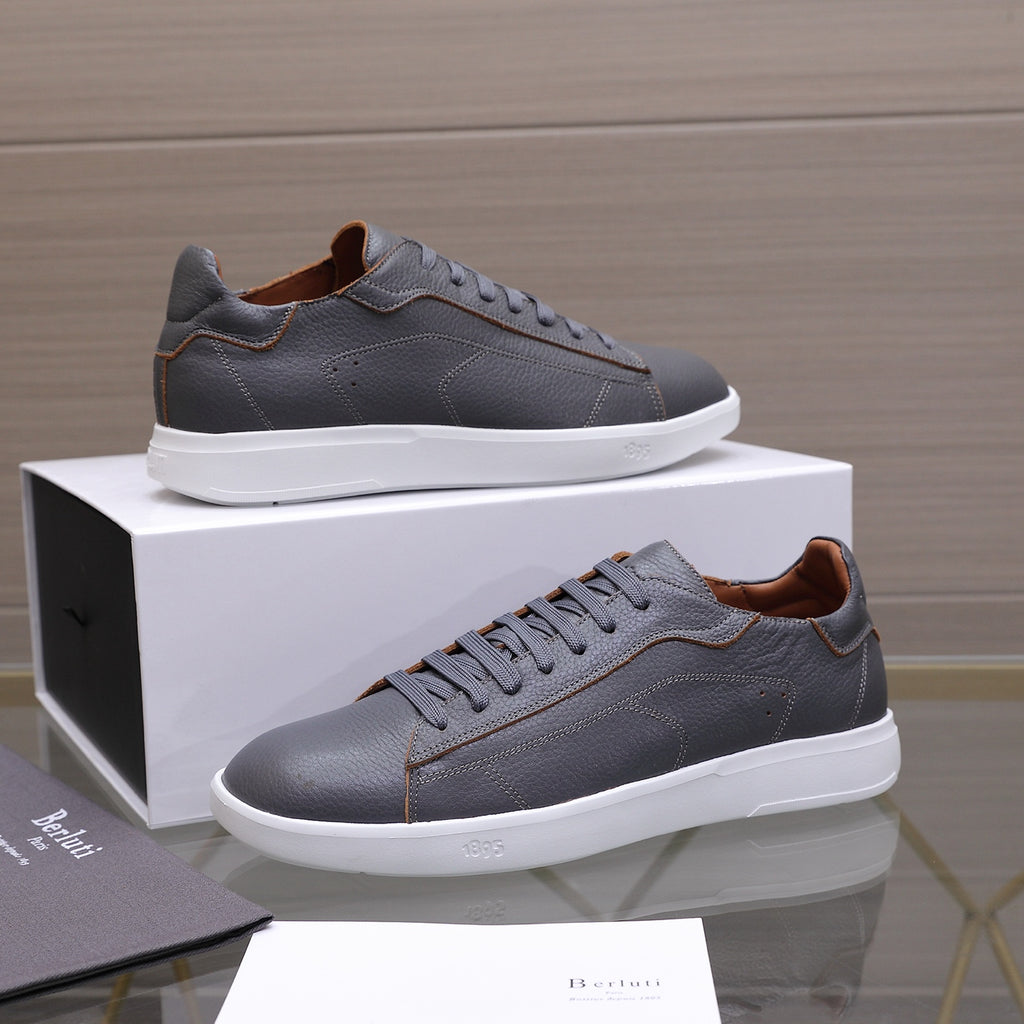 Berluti Men's Edge-Last Leather Casual Shoes