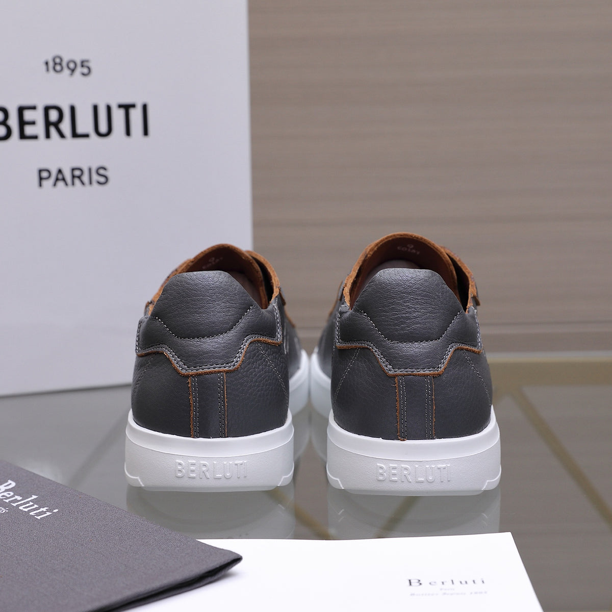 Berluti Men's Edge-Last Leather Casual Shoes