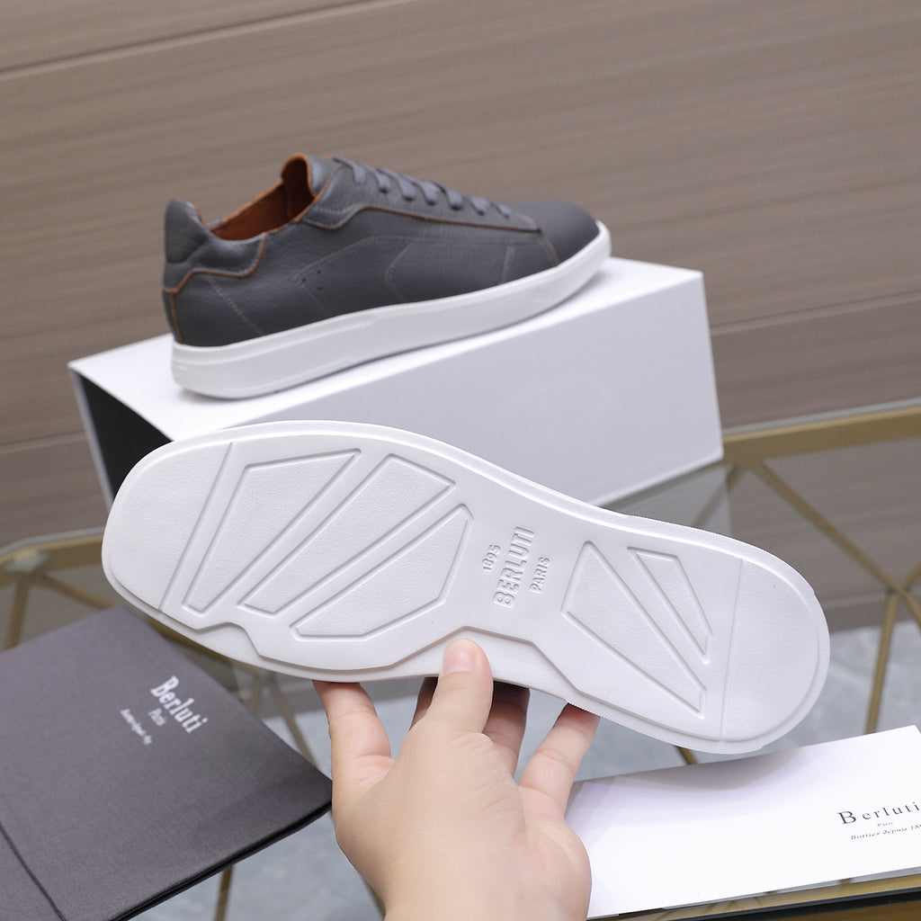 Berluti Men's Edge-Last Leather Casual Shoes