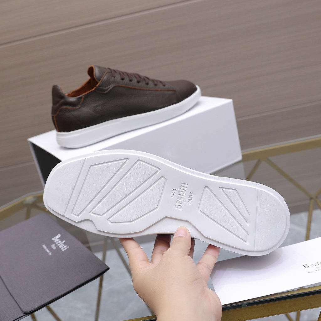 Berluti Men's Edge-Last Leather Casual Shoes