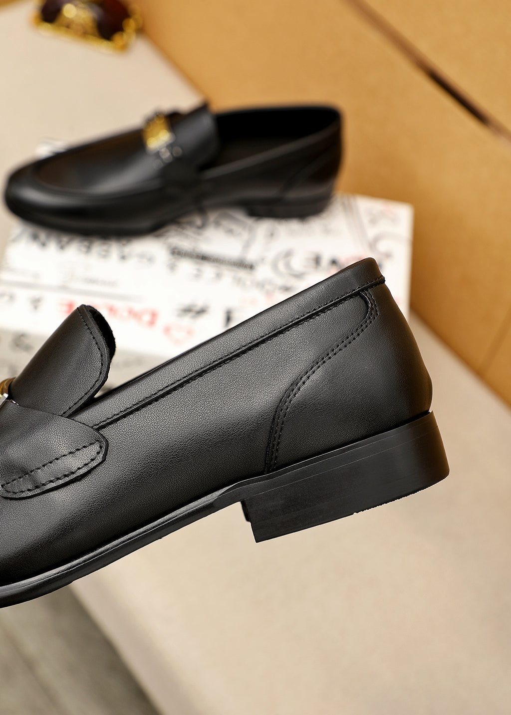 Dolce & Gabbana DG Men's Italian Calfskin Dress Shoes