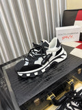 Dolce & Gabbana DG Silk Calfskin & Nubuck Casual Sneakers