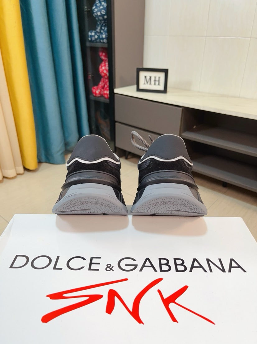 Dolce & Gabbana DG Men's Suede & Waterproof-Fabric Casual Sneakers