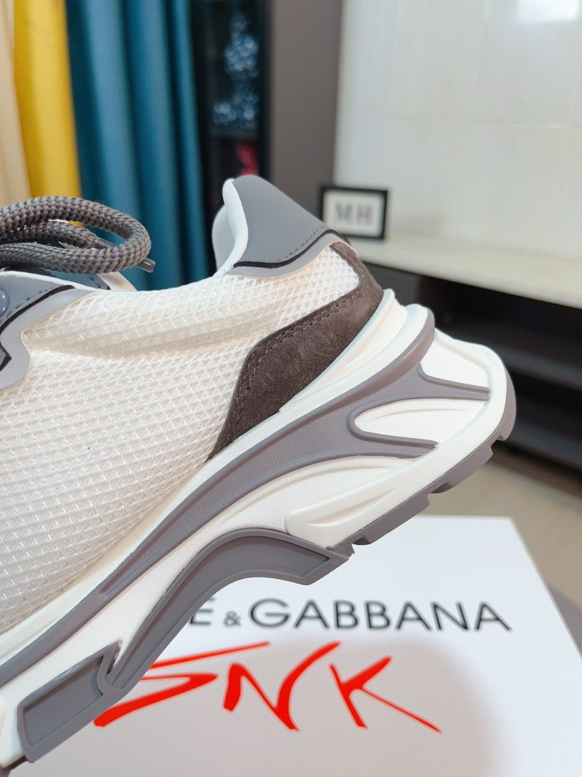 Dolce & Gabbana DG Men's Suede & Waterproof-Fabric Casual Sneakers