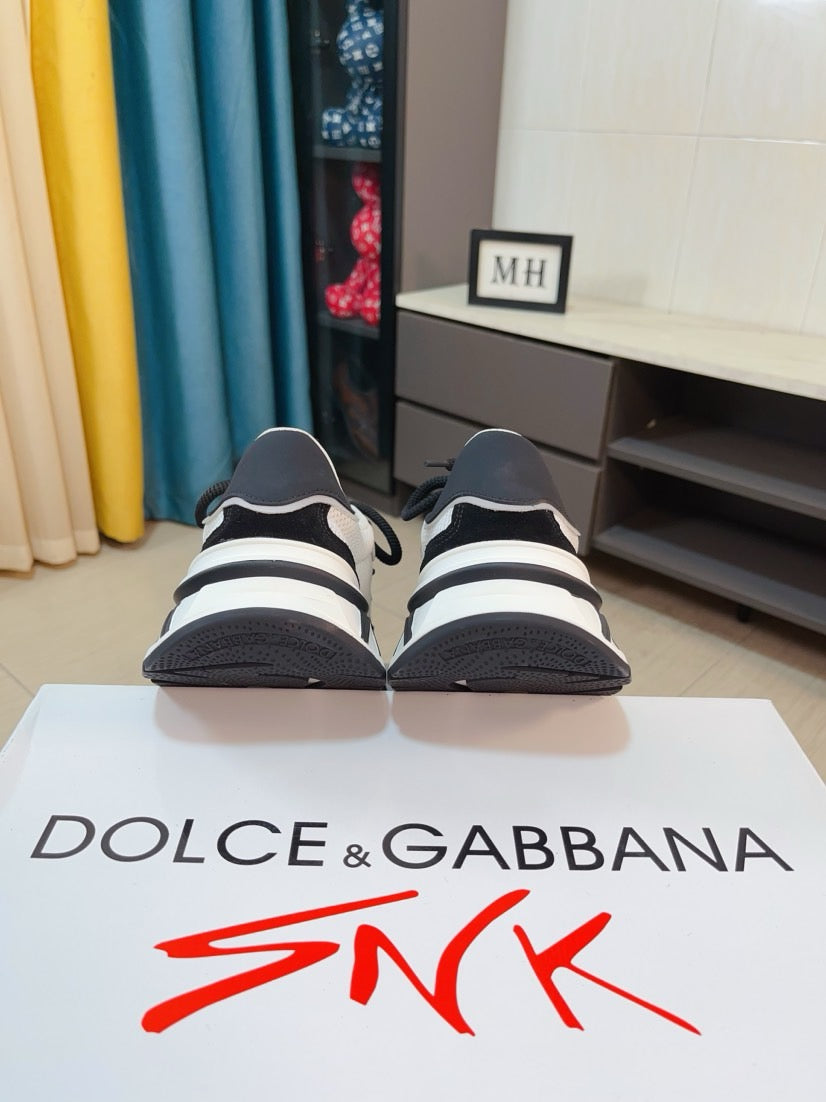 Dolce & Gabbana DG Men's Suede & Waterproof-Fabric Casual Sneakers