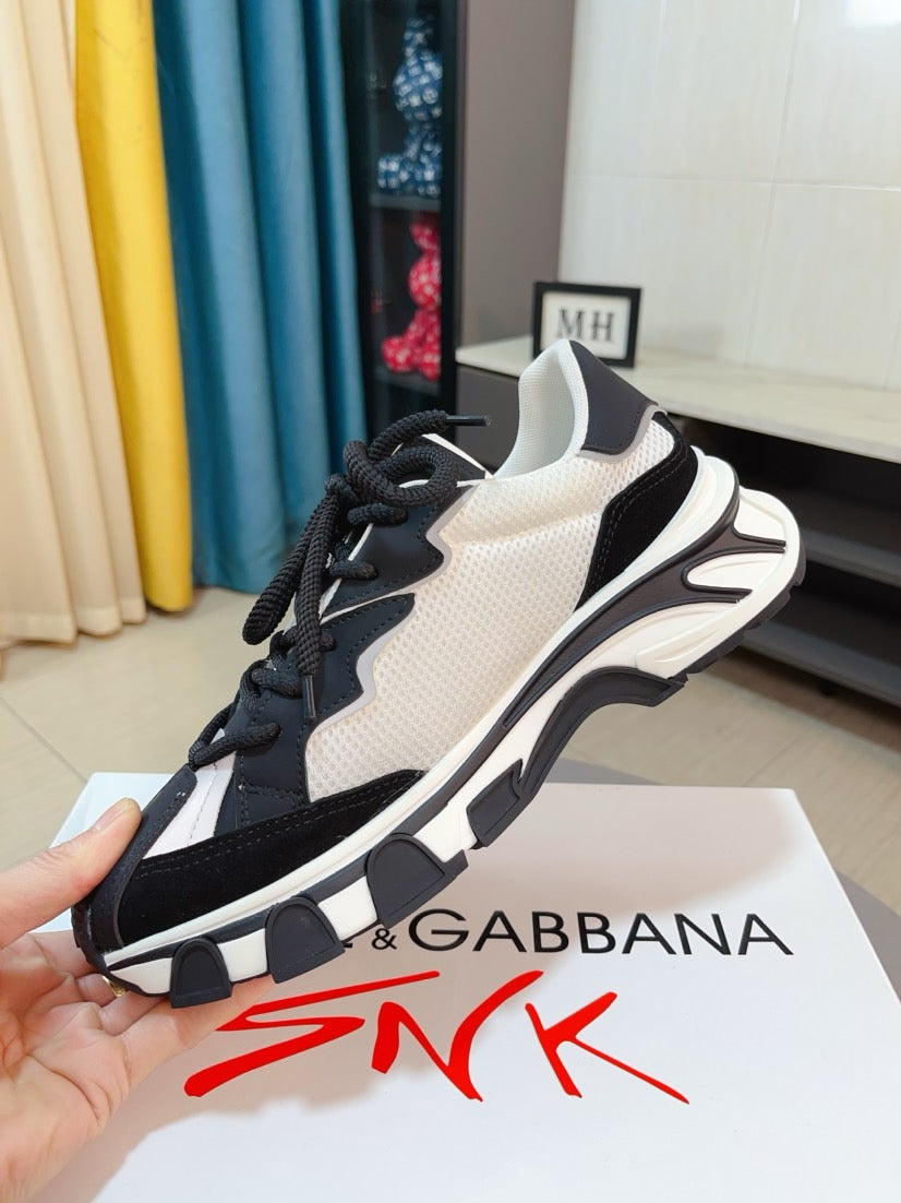 Dolce & Gabbana DG Men's Suede & Waterproof-Fabric Casual Sneakers