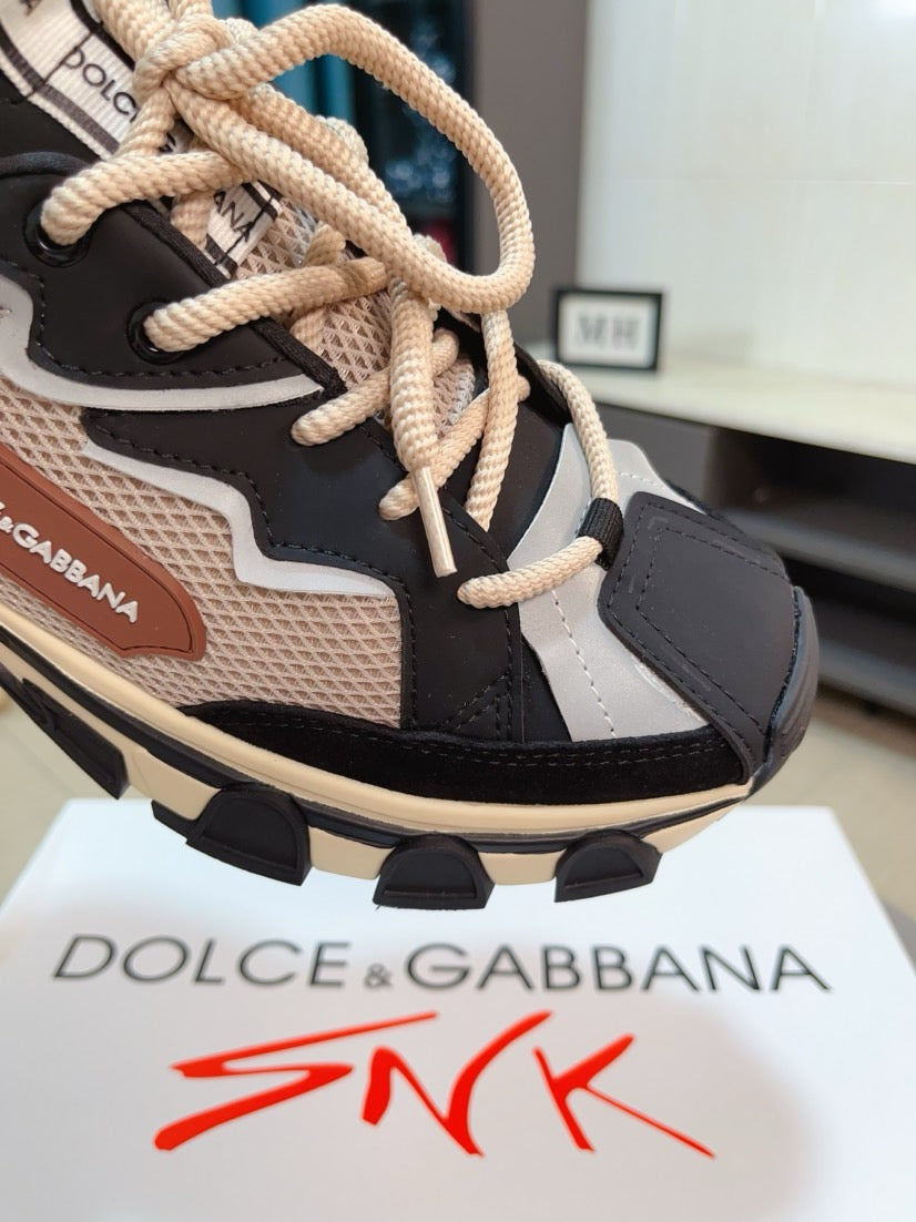 Dolce & Gabbana DG Men's Suede & Waterproof-Fabric Casual Sneakers