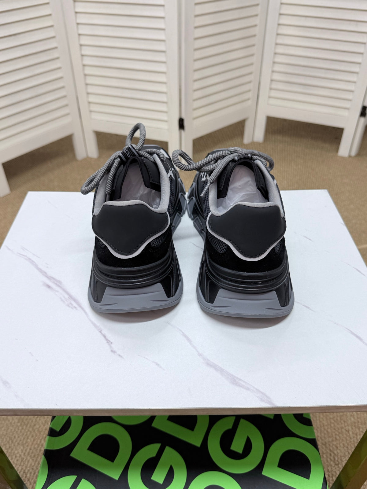 Dolce & Gabbana DG Silk Calfskin & Nubuck Casual Sneakers