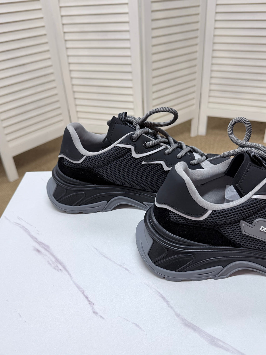 Dolce & Gabbana DG Silk Calfskin & Nubuck Casual Sneakers