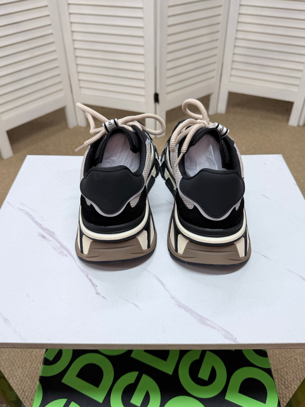 Dolce & Gabbana DG Silk Calfskin & Nubuck Casual Sneakers