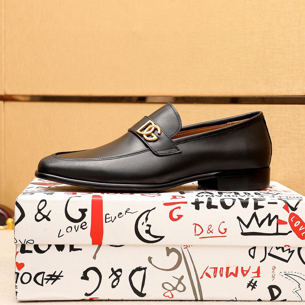 Dolce & Gabbana DG Men's Italian Calfskin Dress Shoes