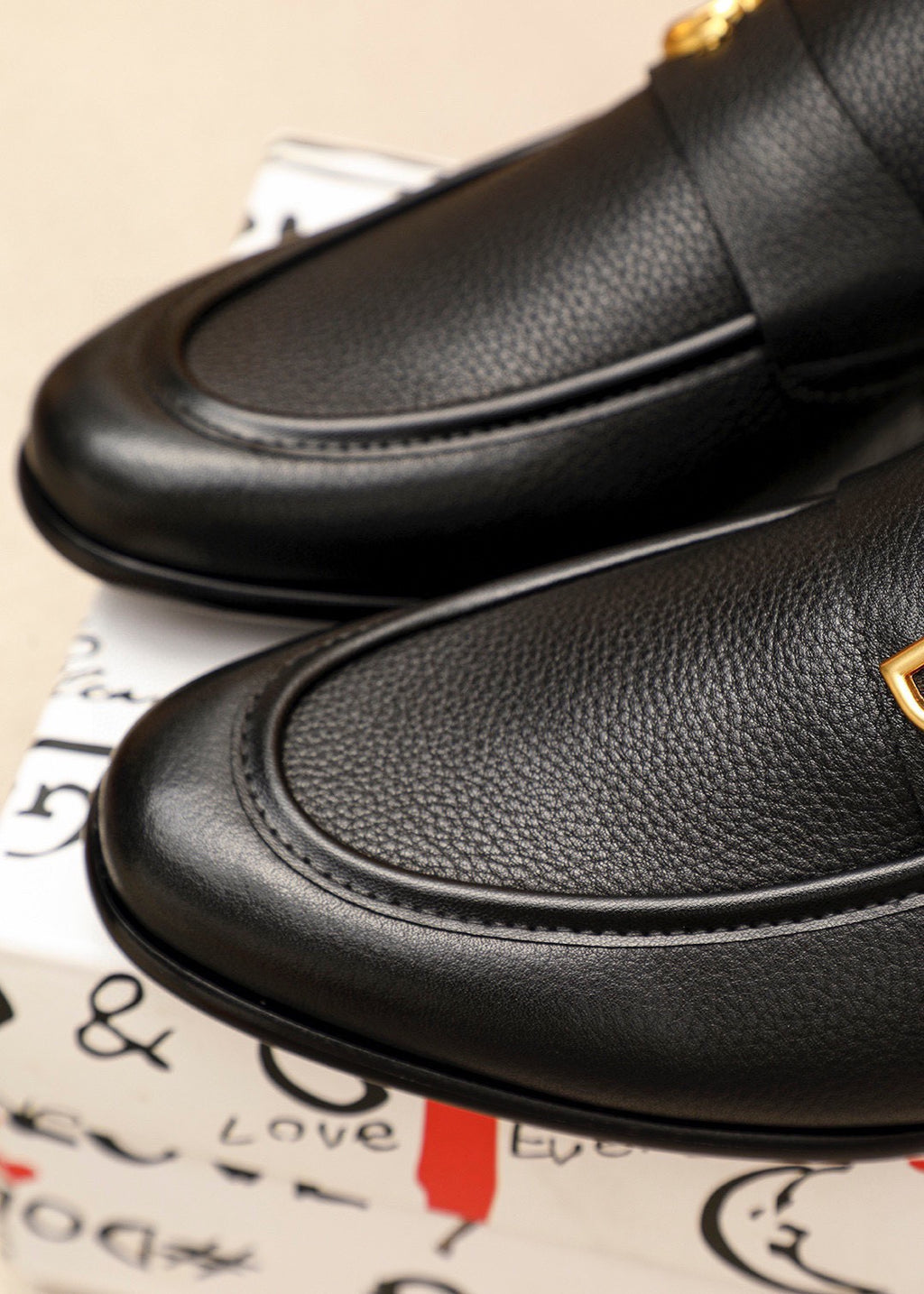 Dolce & Gabbana DG Men's Italian Calfskin Dress Shoes