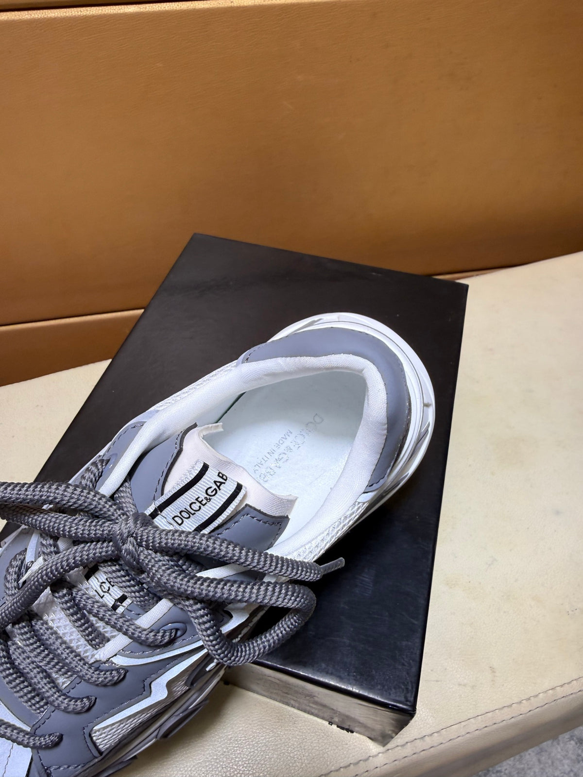 Dolce & Gabbana DG Men's Multi-Panel Silk Casual Sneakers