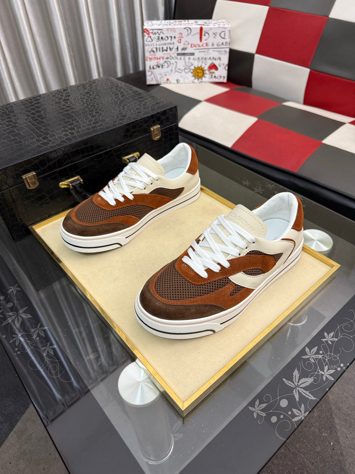 Dolce & Gabbana DG Men's Fashion Athletic Casual Sneakers