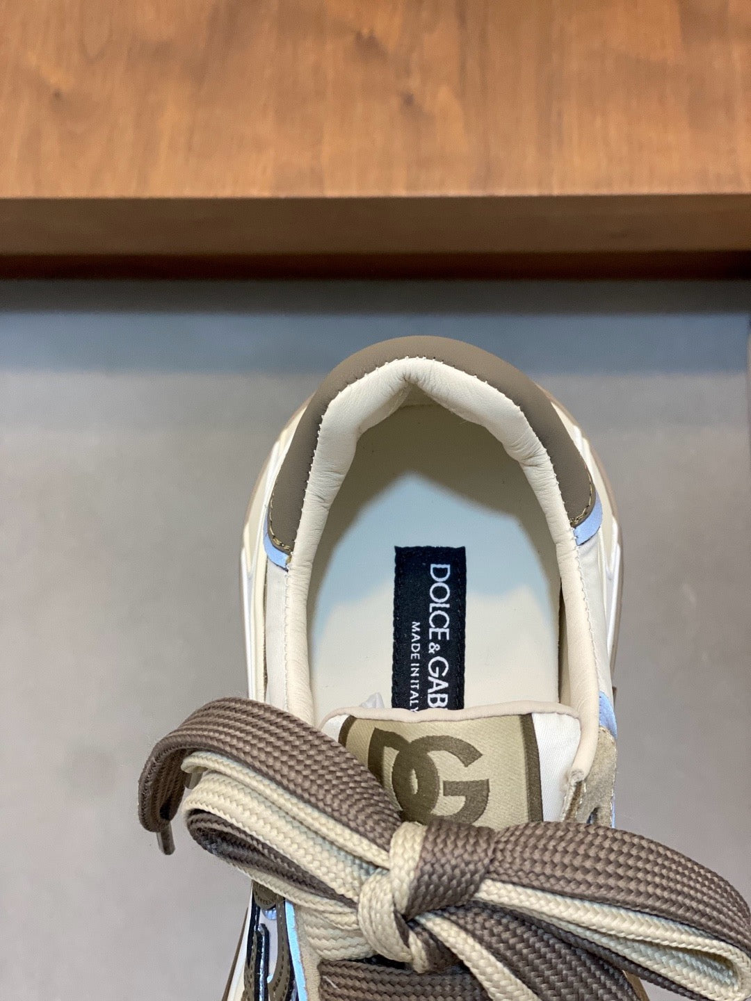 Dolce & Gabbana DG Couple's Oxford & Lace Sneakers