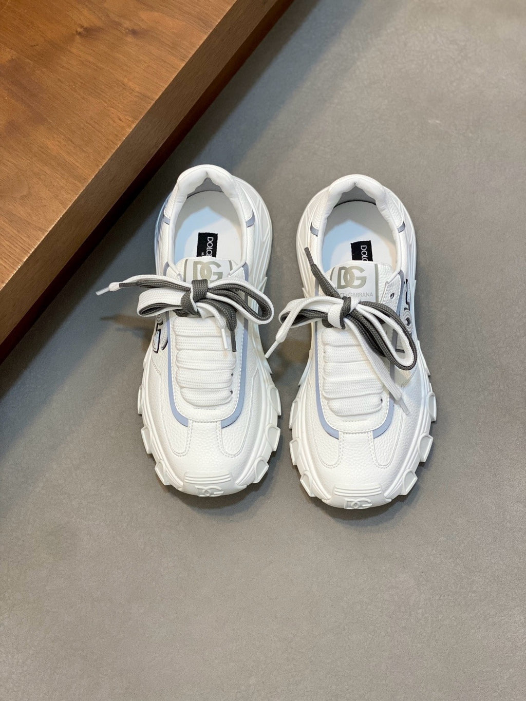 Dolce & Gabbana DG Couple's Oxford & Lace Sneakers