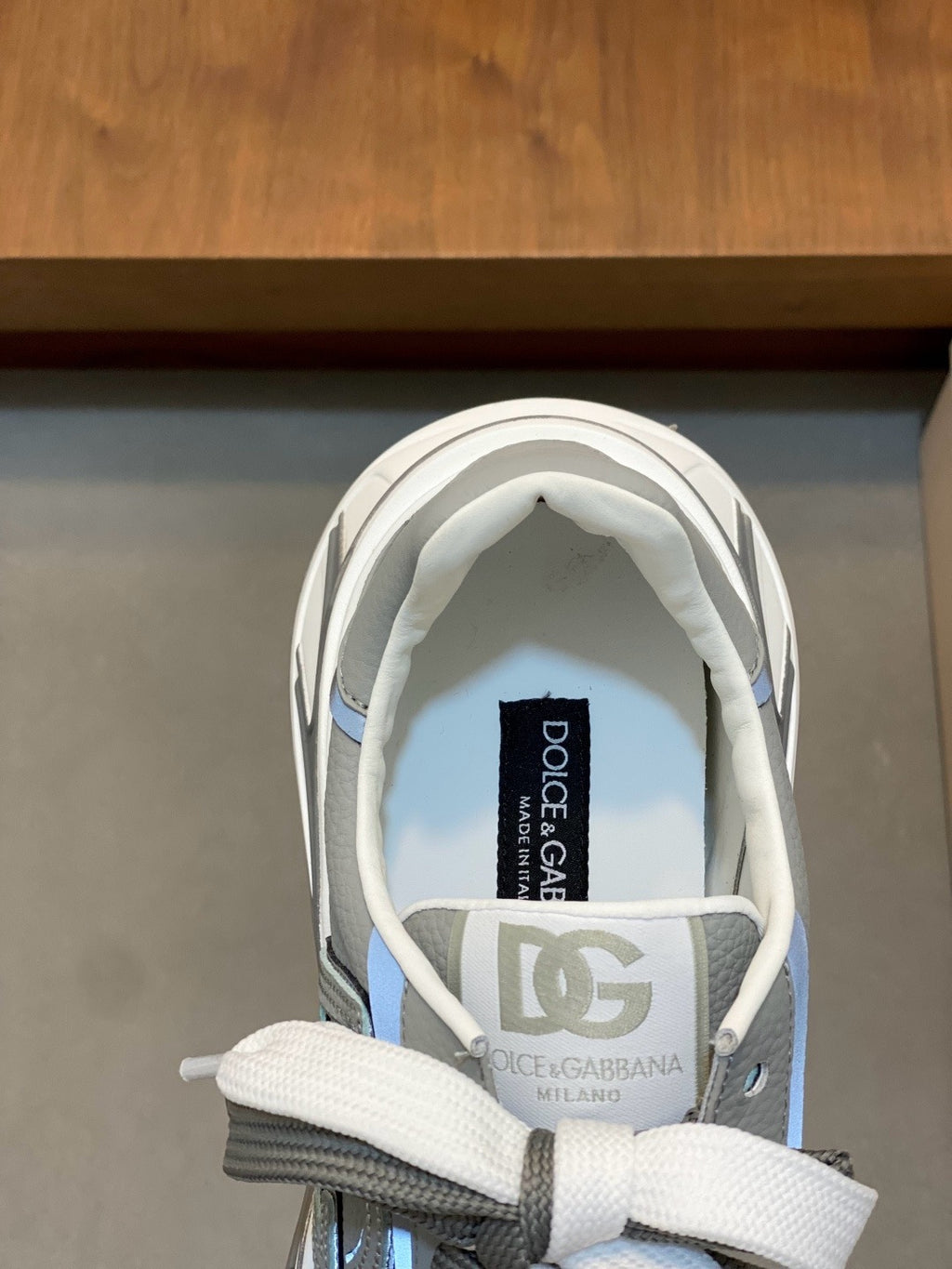 Dolce & Gabbana DG Couple's Oxford & Lace Sneakers