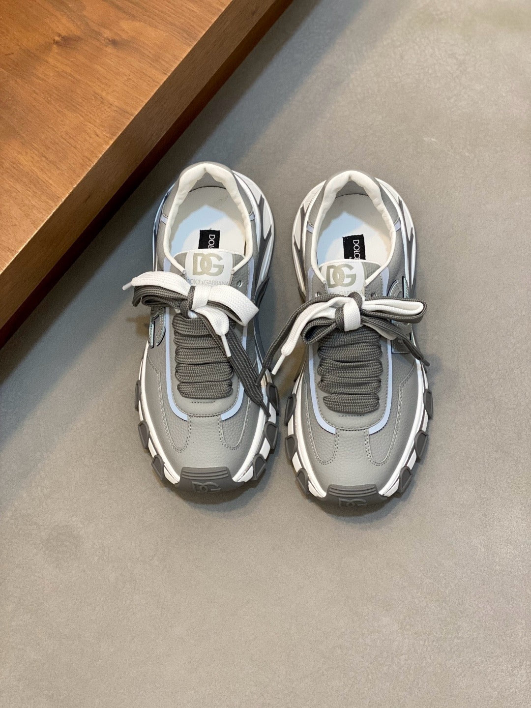 Dolce & Gabbana DG Couple's Oxford & Lace Sneakers
