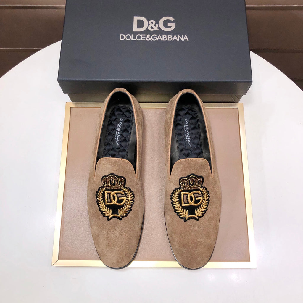 Dolce & Gabbana DG Men's Italian Calfskin Dress Shoes