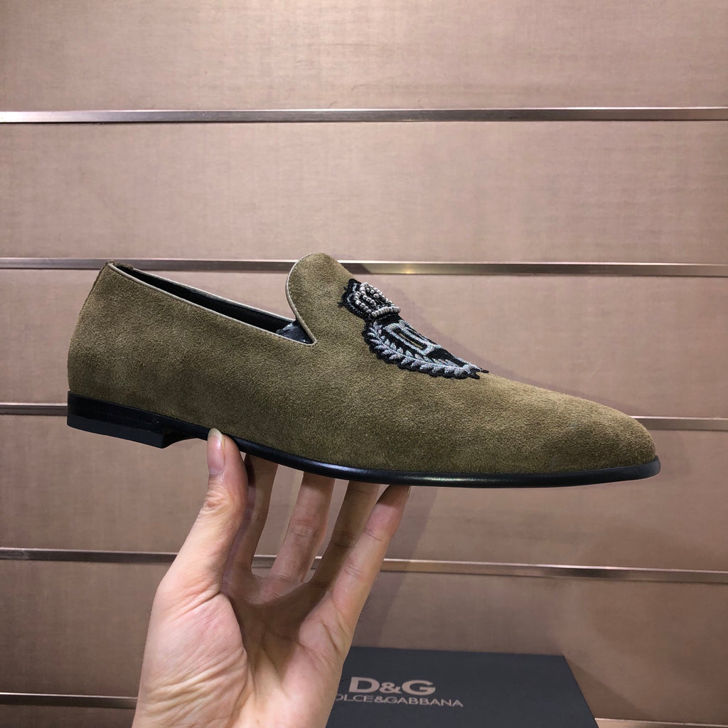Dolce & Gabbana DG Men's Italian Calfskin Dress Shoes