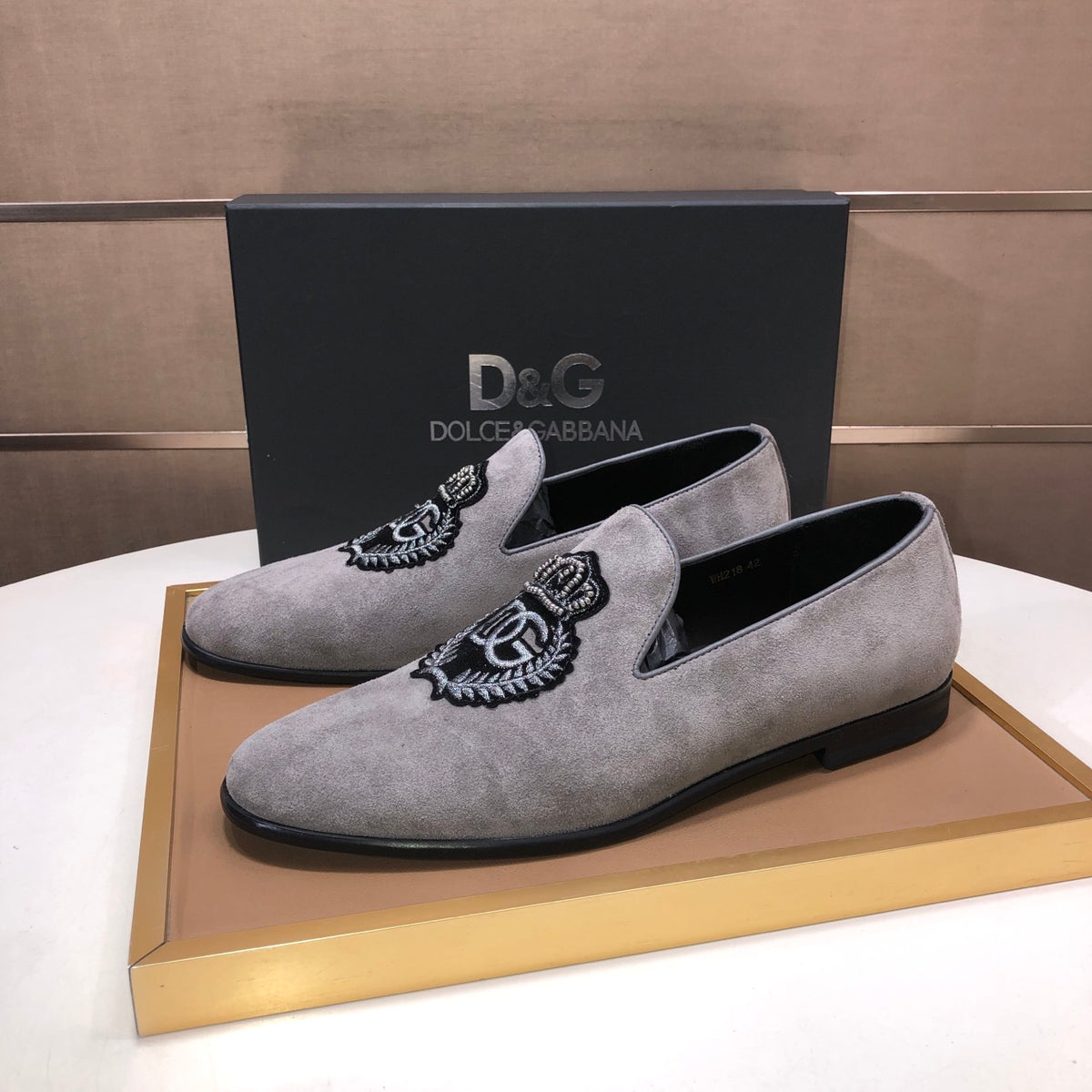 Dolce & Gabbana DG Men's Italian Calfskin Dress Shoes