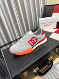 Dolce & Gabbana DG Silk Calfskin & Nubuck Casual Sneakers