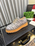 Dolce & Gabbana DG Silk Calfskin & Nubuck Casual Sneakers