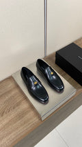 Dolce & Gabbana DG Men's Moccasin Loafers with Metal Horsebit