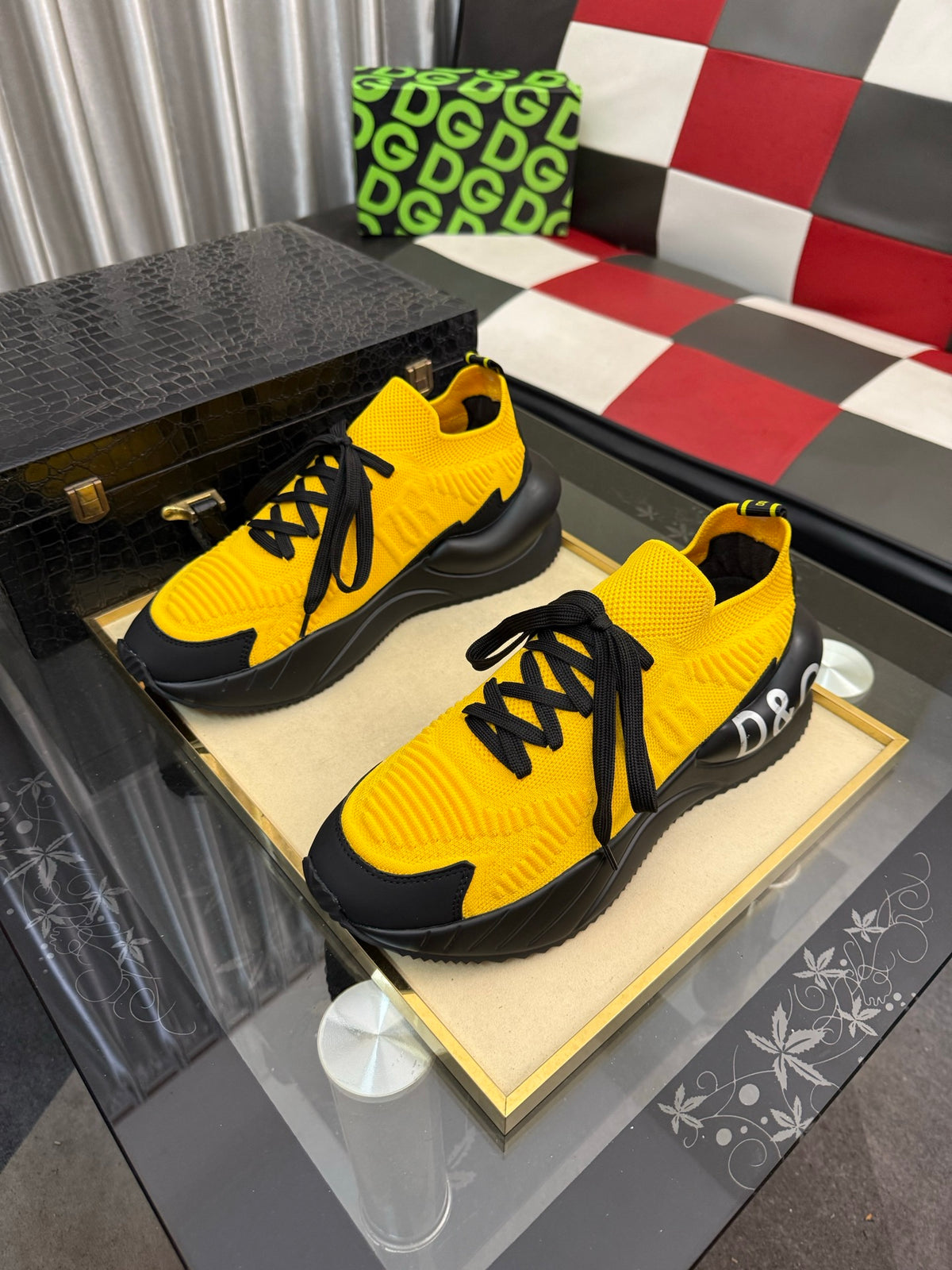 Dolce & Gabbana DG Men's Casual Shoes in Imported Calfskin