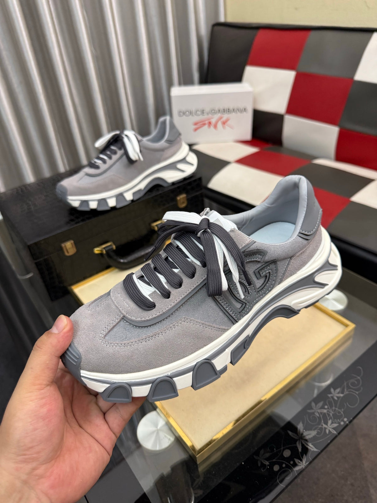 Dolce & Gabbana DG Men's Casual Shoes in Imported Calfskin