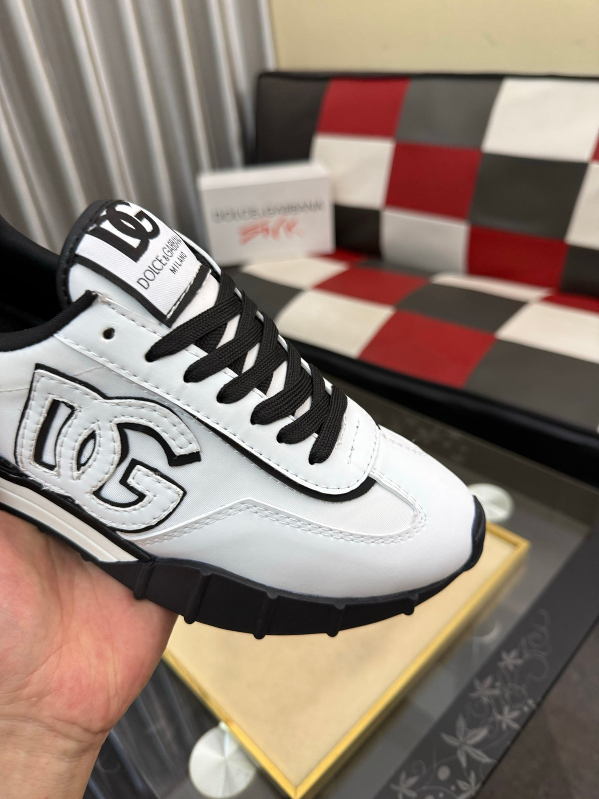 Dolce & Gabbana DG Men's Casual Shoes in Imported Calfskin