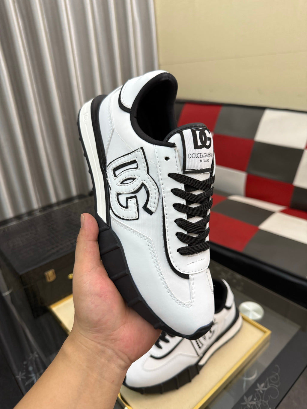 Dolce & Gabbana DG Men's Casual Shoes in Imported Calfskin