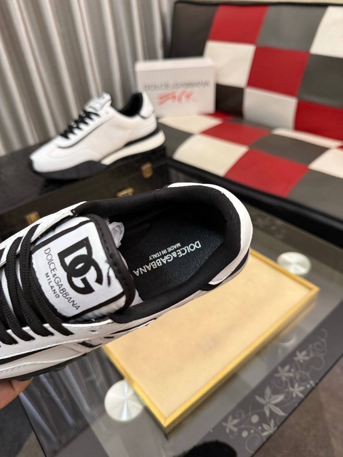 Dolce & Gabbana DG Men's Casual Shoes in Imported Calfskin