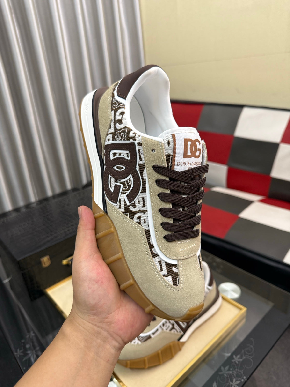 Dolce & Gabbana DG Men's Casual Shoes in Imported Calfskin